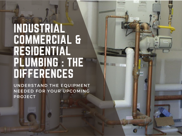 The Differences between Industrial, Commercial and Residential Plumbing
