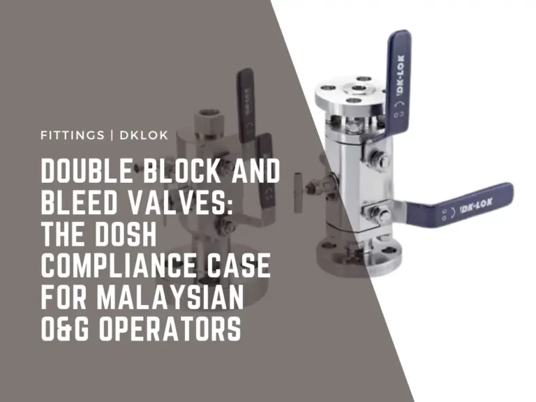 double block and bleed valves