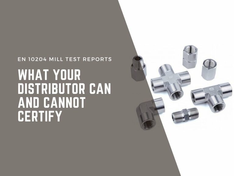 what your distributor can and cannot certify